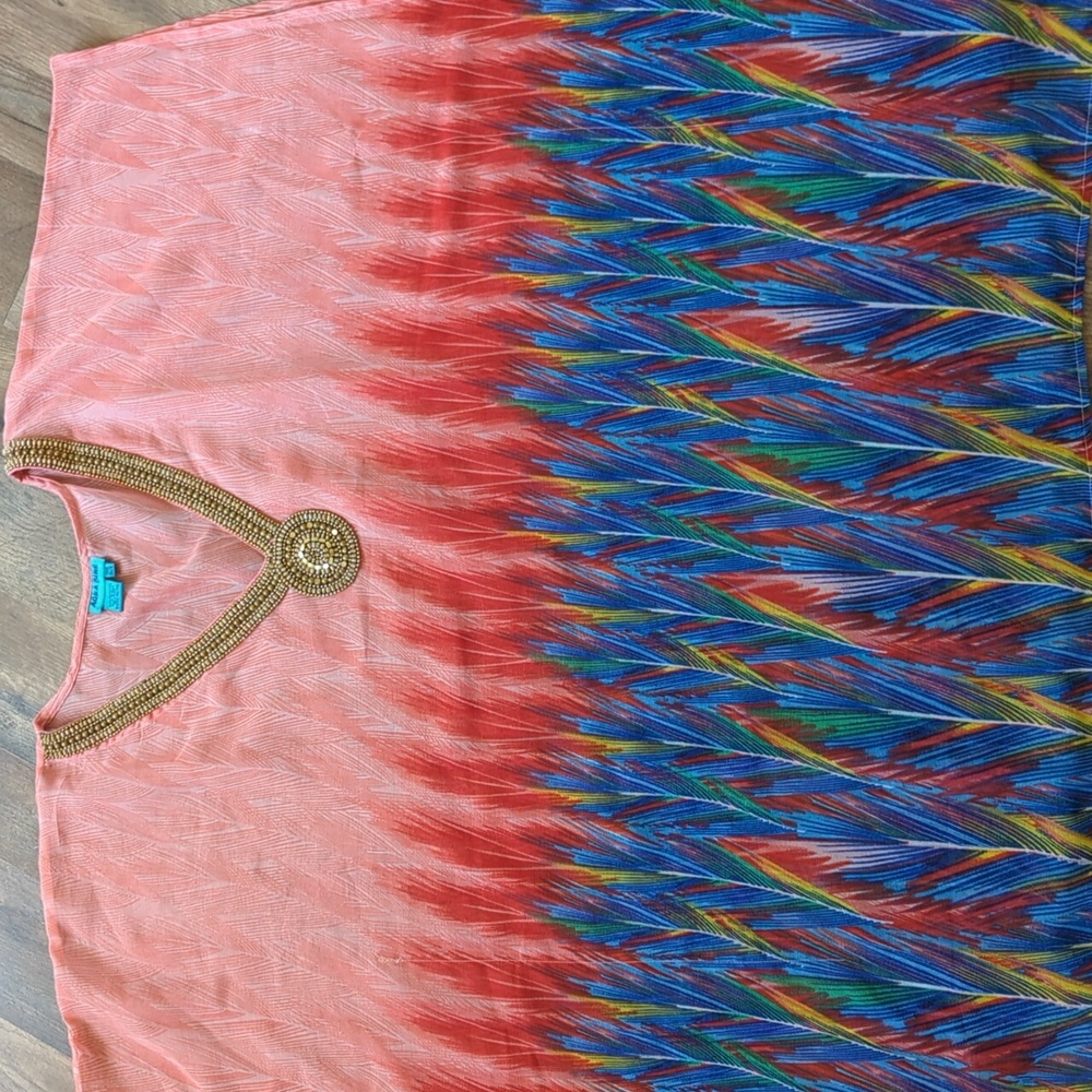 Aqua Blue swimsuit cover up